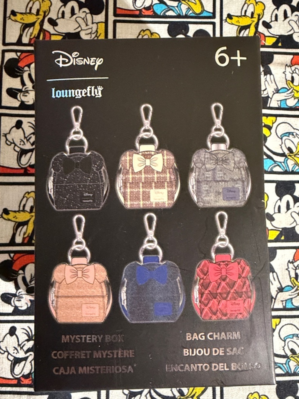 Loungefly Minnie Mouse All That Glitter Mystery Bag Charm New2026